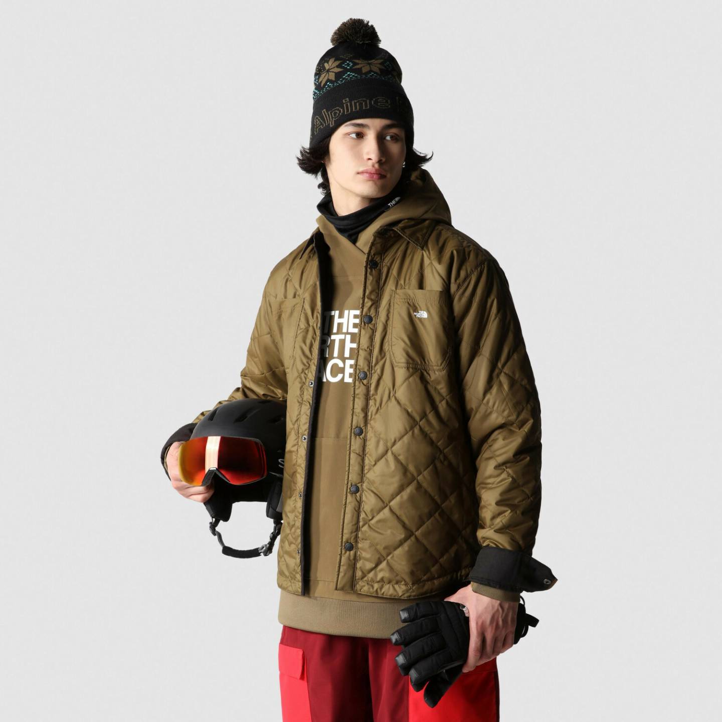 Outdoorbekleidung The North Face Funktionshemd Fort Pointtnf black miltary olive