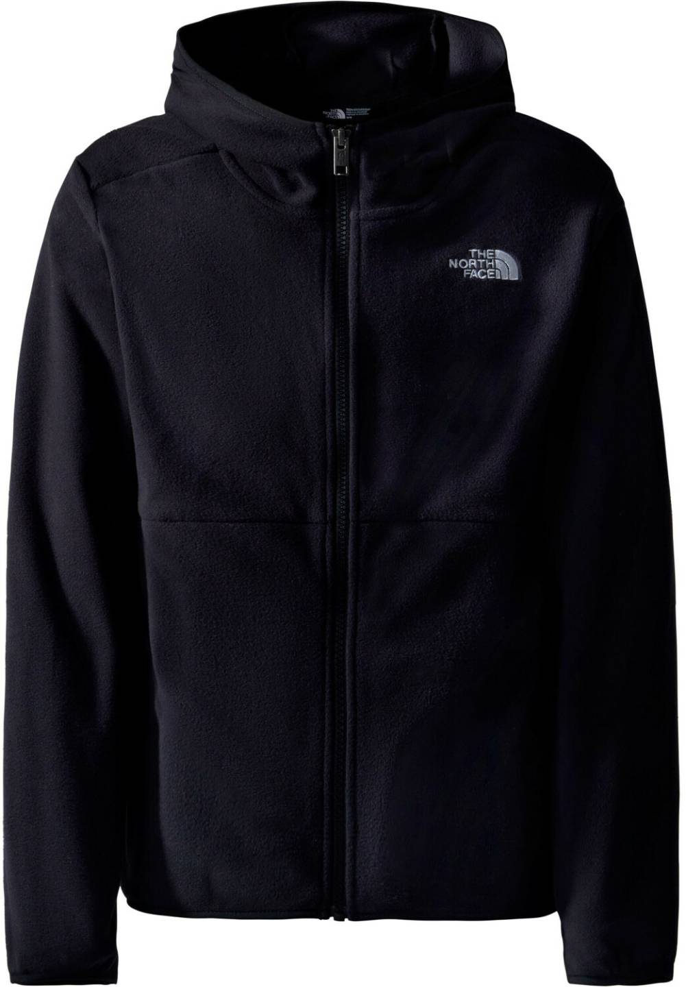 The North Face Glacier Teen Fleece Hooded Jacket (82TV)TNF black Outdoorbekleidung