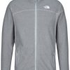 Outdoorbekleidung The North Face Men's 100 Glacier Full-Zip Fleecetnf medium grey heather