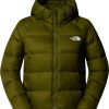 The North Face Women's Hyalite Down Hooded Jacketforest olive Outdoorbekleidung