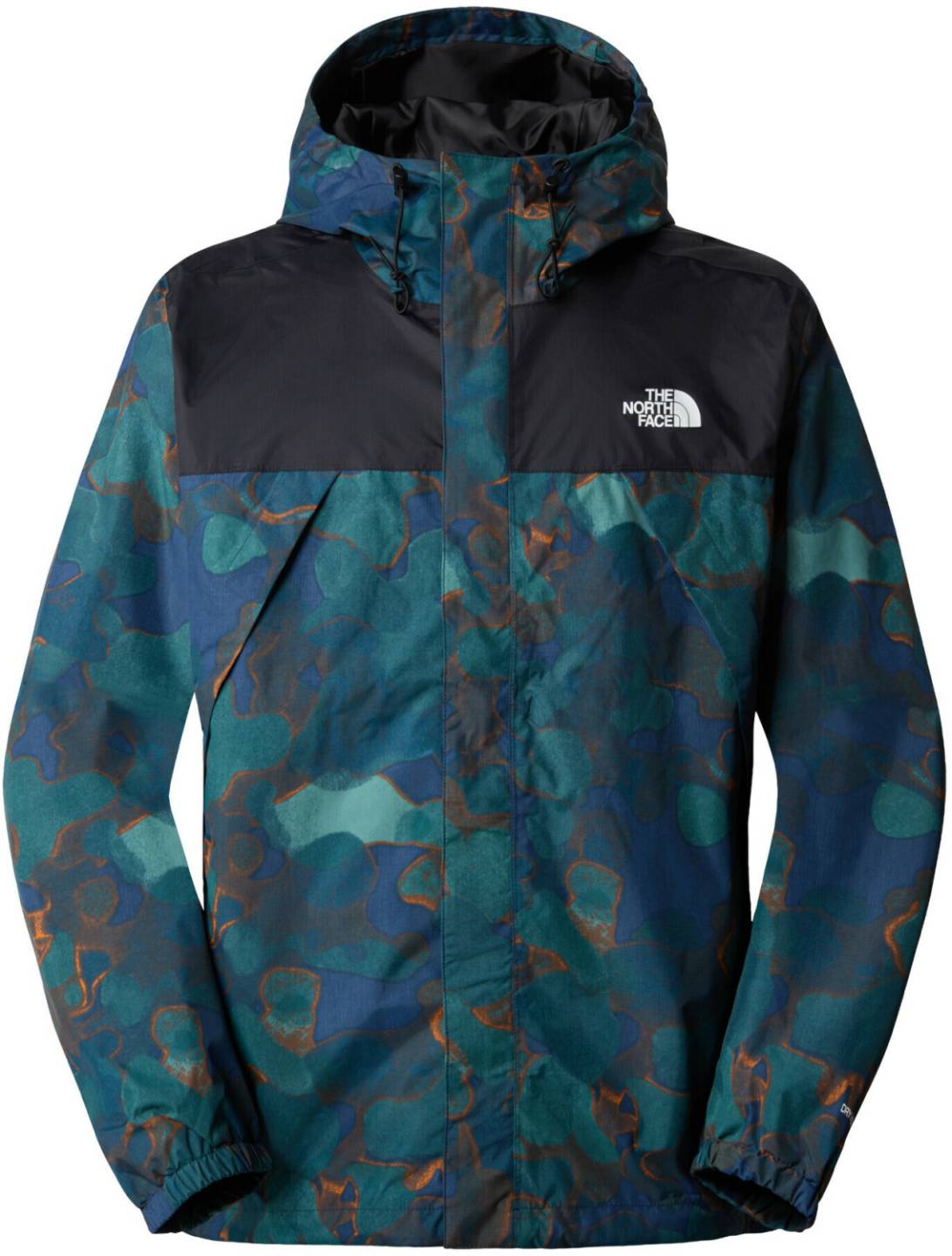 Outdoorbekleidung The North Face Men's Antora Jacketsummit navy camo texture print-tnf black