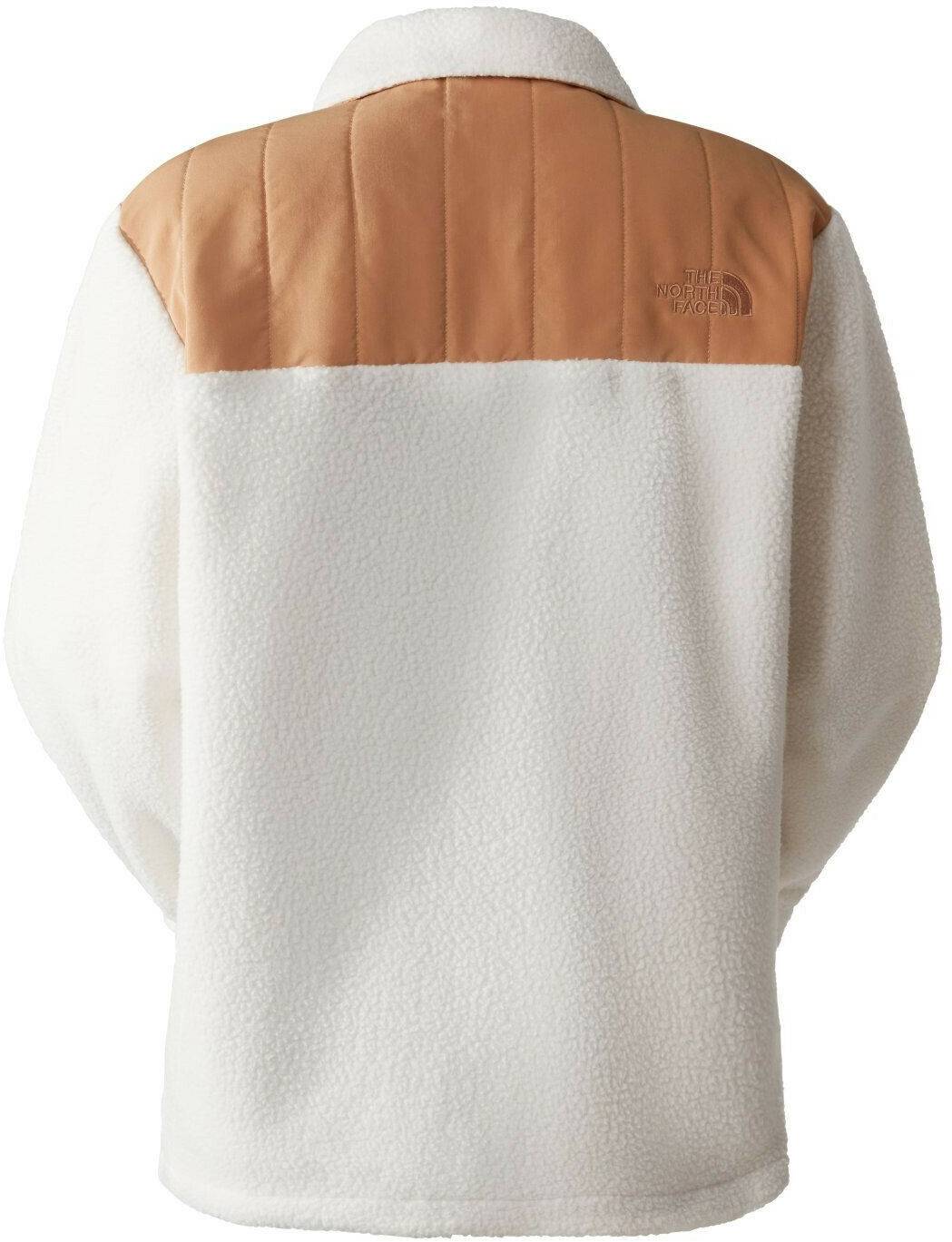 Outdoorbekleidung The North Face Women's Cragmont Fleece Shacket (84IT) gardenia white/almond butter