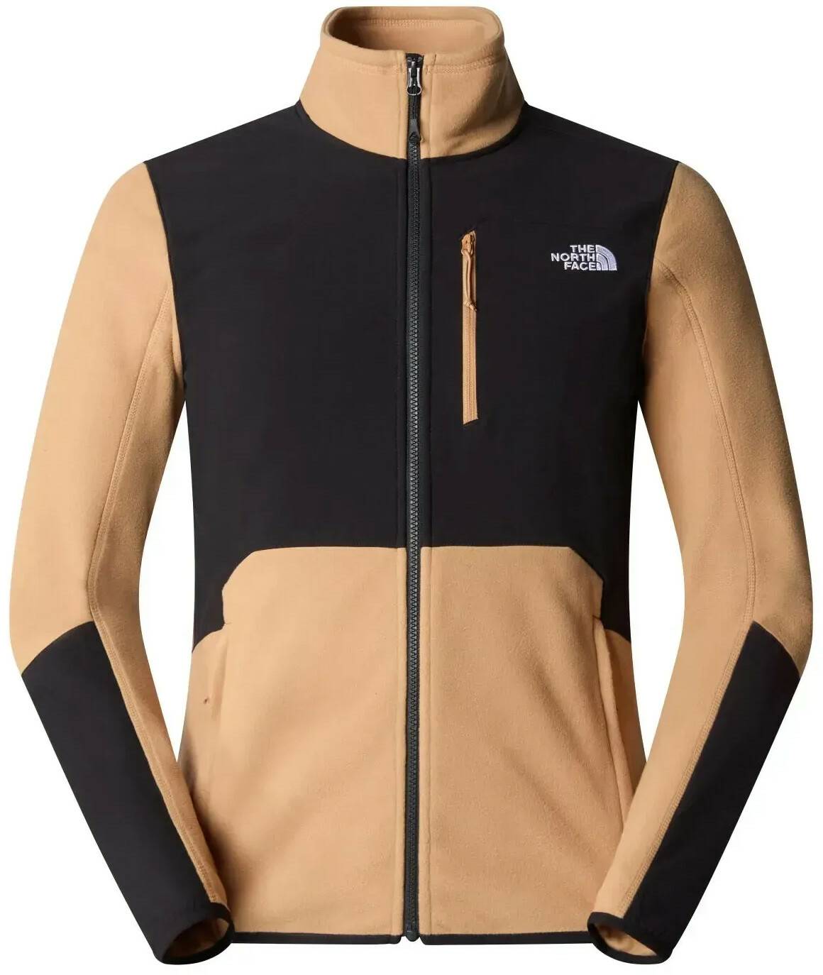 Outdoorbekleidung The North Face Glacier Pro Fullzip Men (5IHS)almond butter/TNF black
