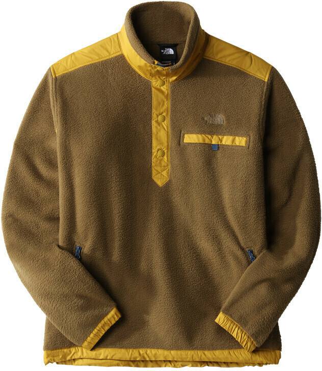 The North Face Royal Arch Fleece Jacke mit Schnappverschluss Herrenmilitary olive-mineral gold-shady blue Outdoorbekleidung